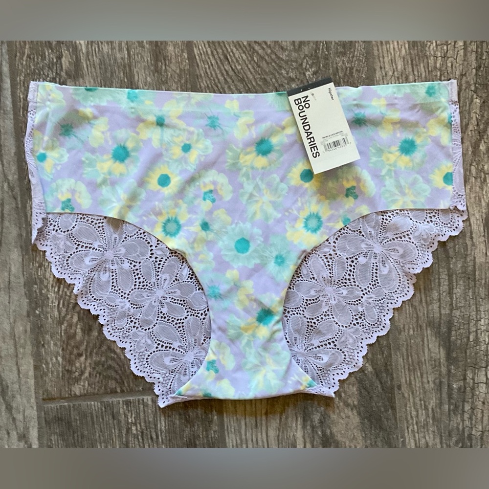 New Nobo, No Boundaries microfiber and lace hipster panties You pick size